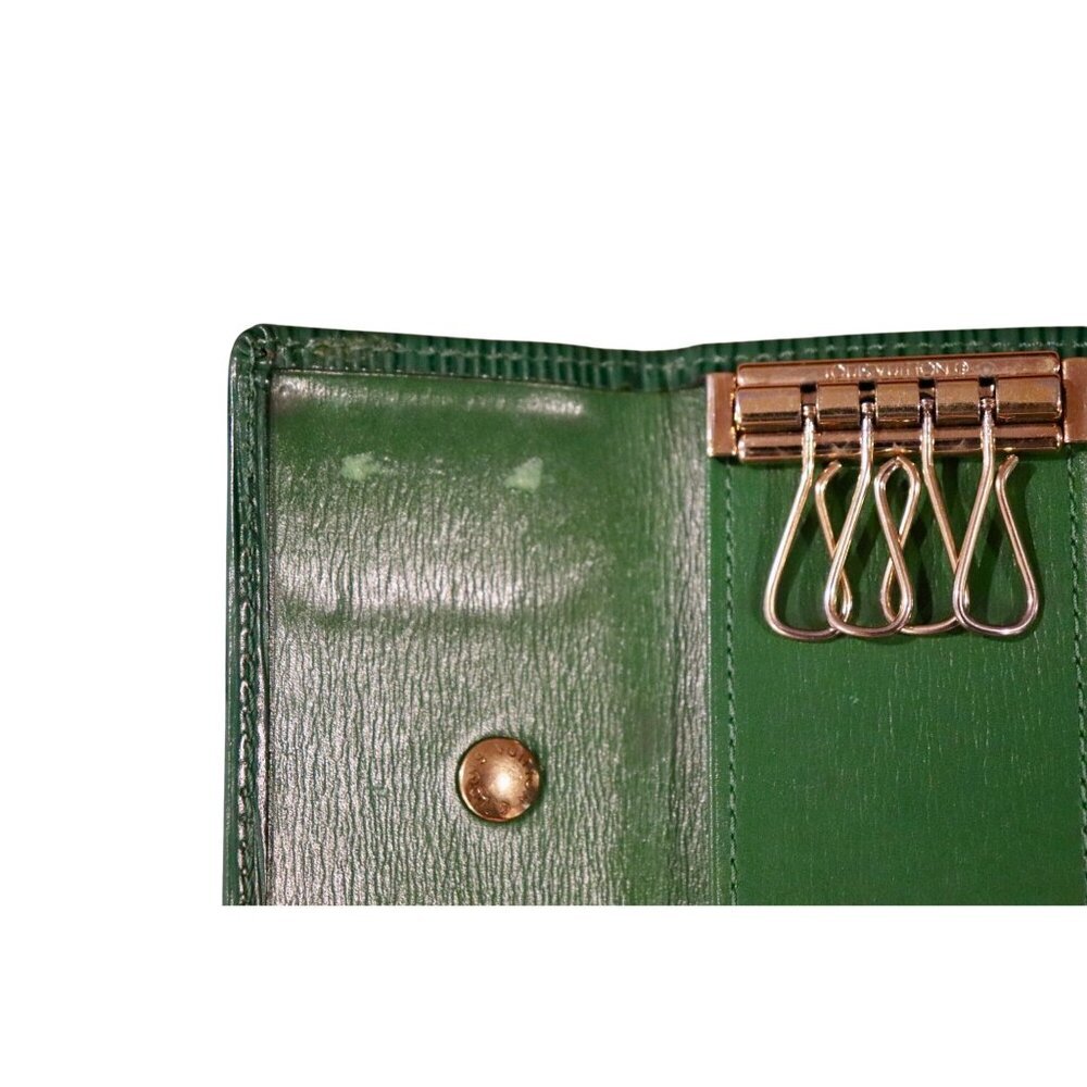 Louis Vuitton Green Epi Leather Key Holder Wallet With Gold Hardware - Picture 6 of 7